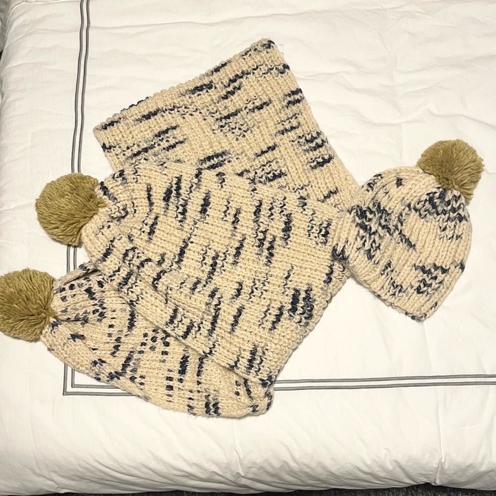 Madewell scarf and hat